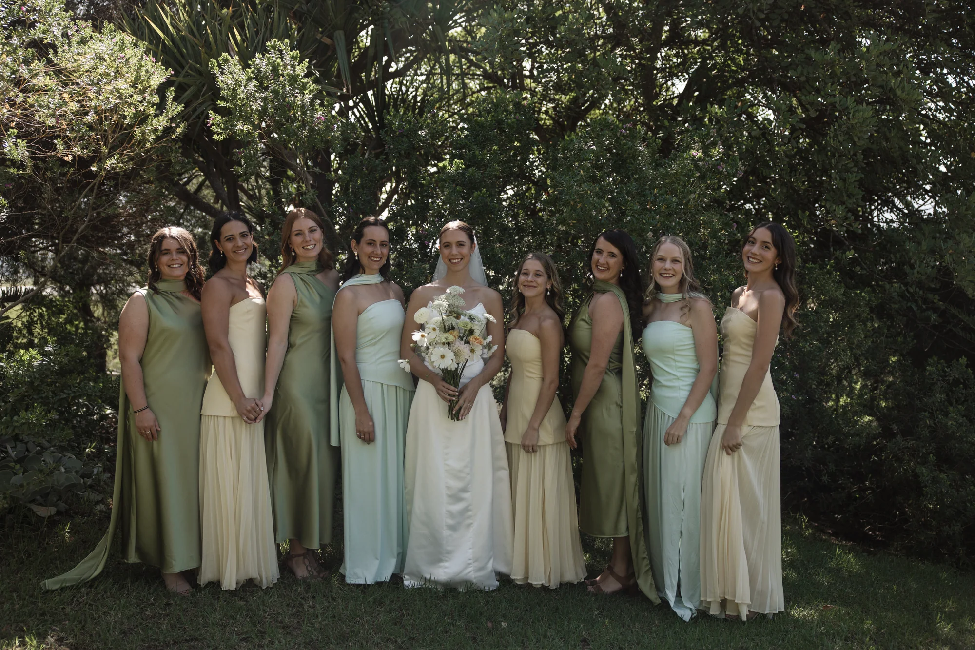 The bridesmaids together